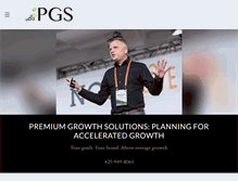 Tablet Screenshot of premiumgrowthsolutions.com